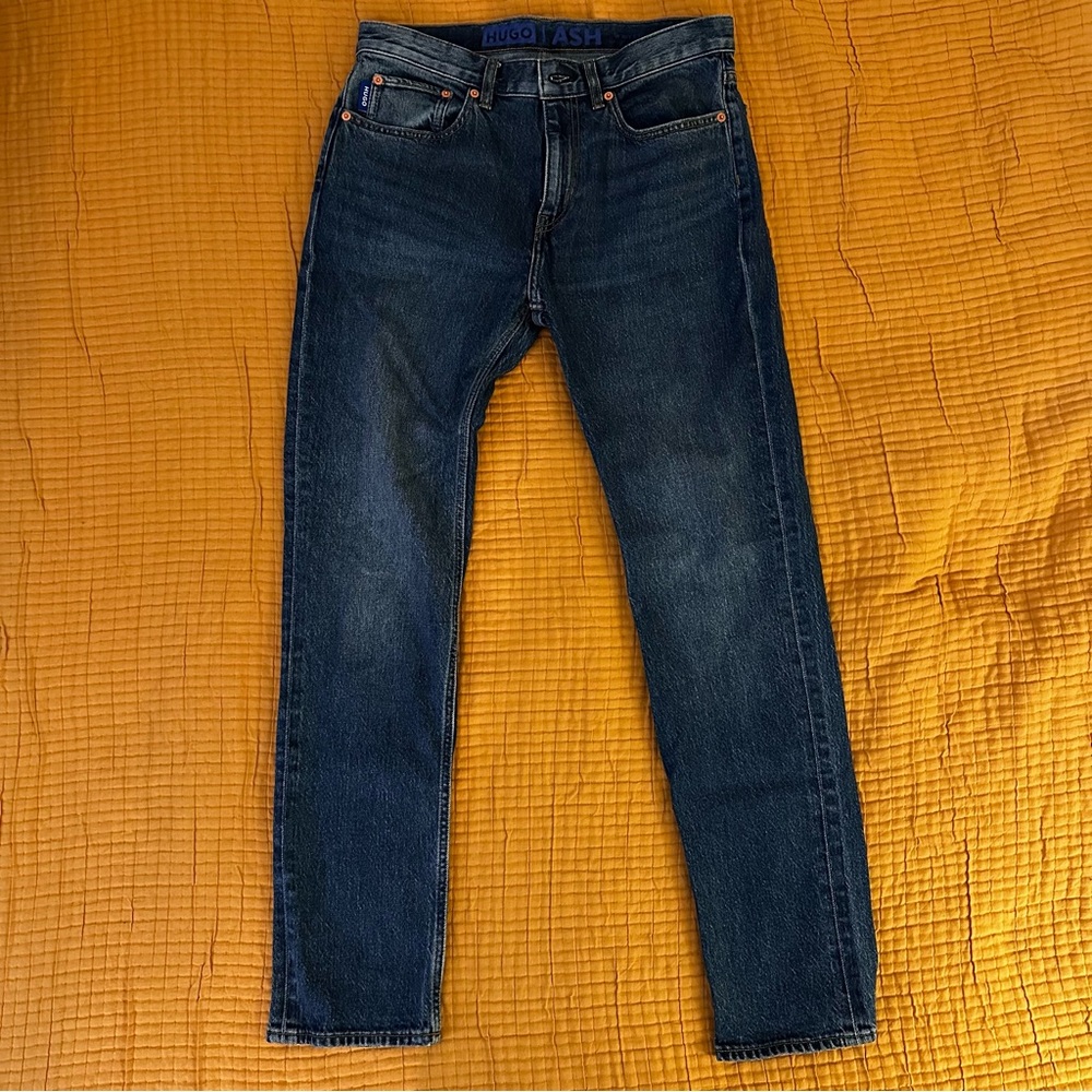 Hugo Boss Men's Dark Blue Jeans